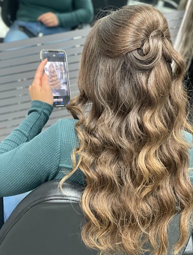 Half-up waves — Hi Style Women's Salon