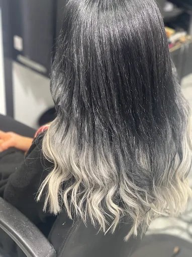 Black-to-silver ombré — Hi Style Women's Salon